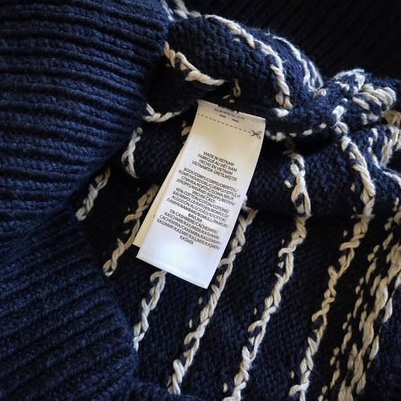 Polo Ralph Lauren Men's Fair Isle Nordic Cotton Cashmere Snowflake Sweater Small - Picture 6 of 6